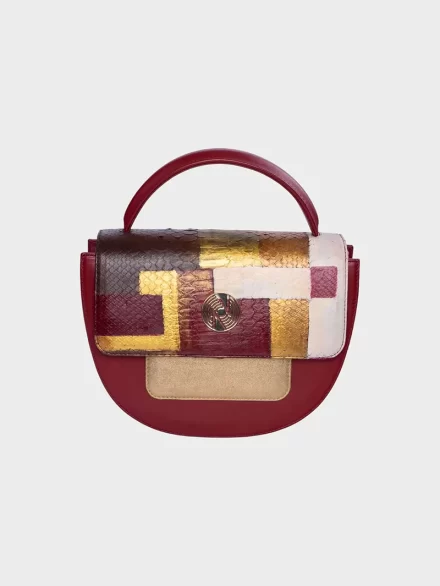 Sac Rosy Cuir Python