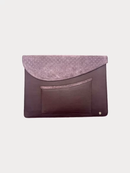 pochette d'ordinateur cuir