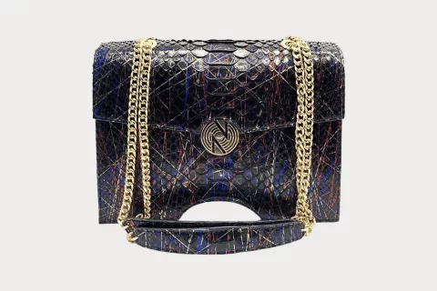 sac anta cuir python