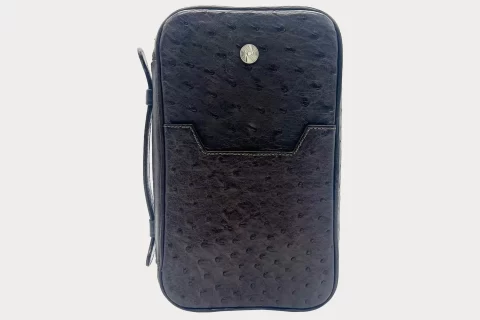 Étui peau d'autruche