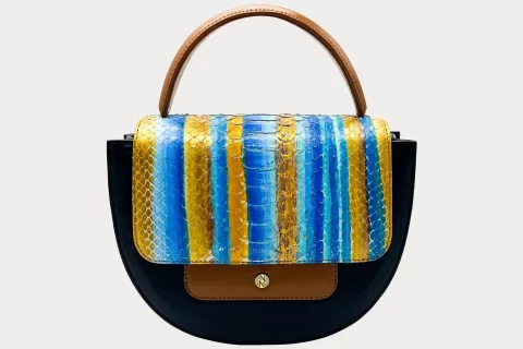 Sac Rosy Cuir Python