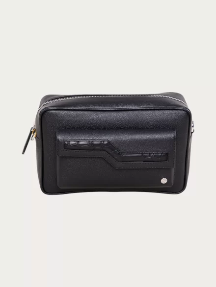 sac bandoulière cuir croco